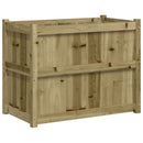 plantekasse 90x50x70 cm imprægneret fyrretræ