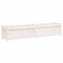 plantekasse 150x31x31 cm massivt fyrretræ hvid