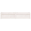 plantekasse 150x31x31 cm massivt fyrretræ hvid