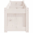 plantekasse 150x31x31 cm massivt fyrretræ hvid