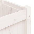 plantekasse 150x31x31 cm massivt fyrretræ hvid