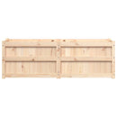 plantekasse 150x50x50 cm massivt fyrretræ