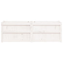 plantekasse 150x50x50 cm massivt fyrretræ hvid