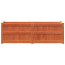 plantekasse 150x50x50 cm massivt fyrretræ gyldenbrun