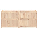 plantekasse 150x50x70 cm massivt fyrretræ