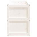 plantekasse 150x50x70 cm massivt fyrretræ hvid
