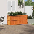 plantekasse 150x50x70 cm massivt fyrretræ gyldenbrun