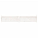 plantekasse 180x31x31 cm massivt fyrretræ hvid