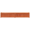 plantekasse 180x31x31 cm massivt fyrretræ gyldenbrun