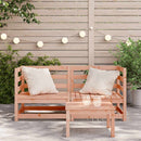 hjørnemoduler 2 stk. til sofa 70x70x67 cm massivt douglasgran