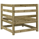 hjørnemoduler 2 stk. til sofa 70x70x67 cm imprægneret fyrretræ
