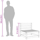 hjørnemodul 70x70x67 cm uden armlæn massivt douglasgran