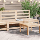 sofamoduler 2 stk. 70x70x67 cm uden armlæn massivt fyr