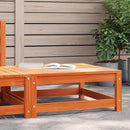 haveskammel 70x70x30 cm massivt fyrretræ brun