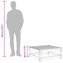 haveskammel 70x70x30 cm massivt douglasgran
