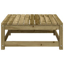 haveskammel 70x70x30 cm imprægneret fyrretræ