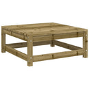 haveskammel 70x70x30 cm imprægneret fyrretræ
