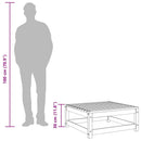 haveskammel 70x70x30 cm imprægneret fyrretræ