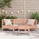 3-personers havesofa massivt douglasgran
