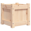 plantekasse 31x31x31 cm massivt fyrretræ