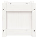 plantekasse 31x31x31 cm massivt fyrretræ hvid