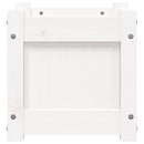 plantekasse 31x31x31 cm massivt fyrretræ hvid