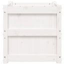 plantekasse 50x50x50 cm massivt fyrretræ hvid