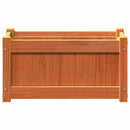 plantekasse 60x31x31 cm massivt fyrretræ gyldenbrun