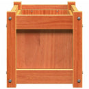 plantekasse 60x31x31 cm massivt fyrretræ gyldenbrun