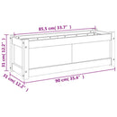 plantekasse 90x31x31 cm massivt douglasgran