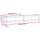 plantekasse 180x31x31 cm massivt douglasgran