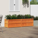 plantekasse 180x50x50 cm massivt fyrretræ gyldenbrun