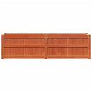 plantekasse 180x50x50 cm massivt fyrretræ gyldenbrun