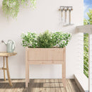 plantekasse med ben 70x31x70 cm massivt fyrretræ