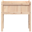plantekasse med ben 70x31x70 cm massivt fyrretræ