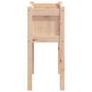 plantekasse med ben 70x31x70 cm massivt fyrretræ