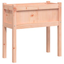plantekasse med ben 70x31x70 cm massivt douglasgran