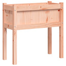 plantekasse med ben 70x31x70 cm massivt douglasgran