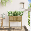 plantekasse med ben 70x31x70 cm imprægneret fyrretræ
