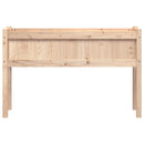 plantekasse med ben 110x31x70 cm massivt fyrretræ