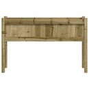 plantekasse med ben 110x31x70 cm imprægneret fyrretræ