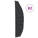parasolovertræk 2 stk. 280x30/81/45 cm 420D oxfordstof