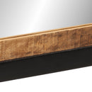 badeværelsesskab 55x1x60 cm glas og massivt mangotræ