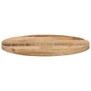 bordplade Ø40x2,5 cm rund massivt ru mangotræ