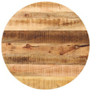 bordplade Ø80x1,5 cm rund massivt ru mangotræ