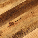 bordplade Ø80x1,5 cm rund massivt ru mangotræ
