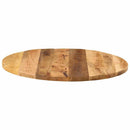 bordplade Ø80x2,5 cm rund massivt ru mangotræ