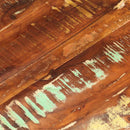 bordplade Ø80x2,5 cm rund massivt genbrugstræ