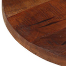 bordplade Ø40x3,8 cm rund massivt genbrugstræ