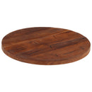 bordplade Ø60x3,8 cm rund massivt genbrugstræ